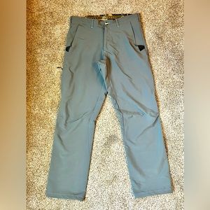Men’s Drake Waterfowl Tech Stretch Pants Sz 34 Gray